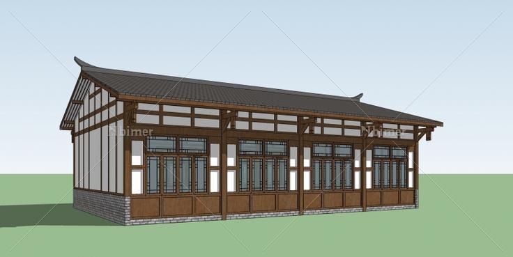 民居建筑设计方案带SketchUp模型下载分享