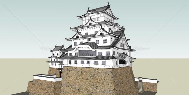 日本--寺庙(31557)su模型下载