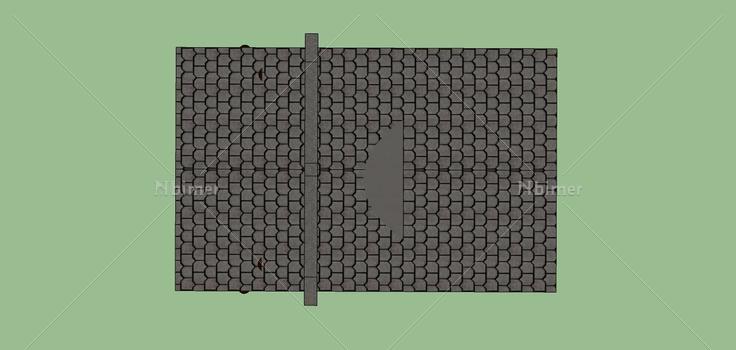 建筑构件-大门(76505)su模型下载