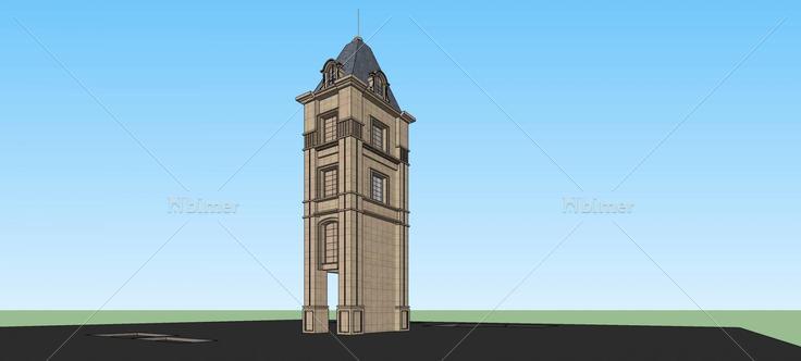 景观塔(81587)su模型下载