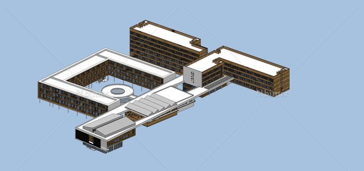 教学楼(70045)su模型下载