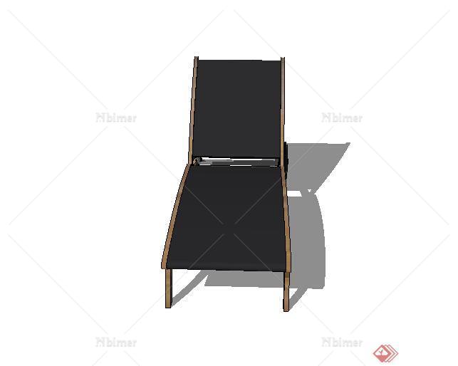 某室外坐凳座椅设计SU模型