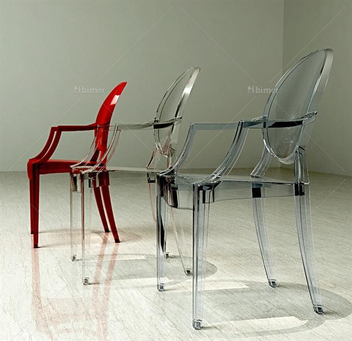三款简约座椅设计su模型[原创]