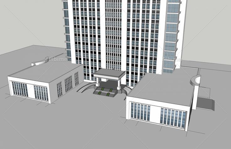 现代高层办公楼(51714)su模型下载