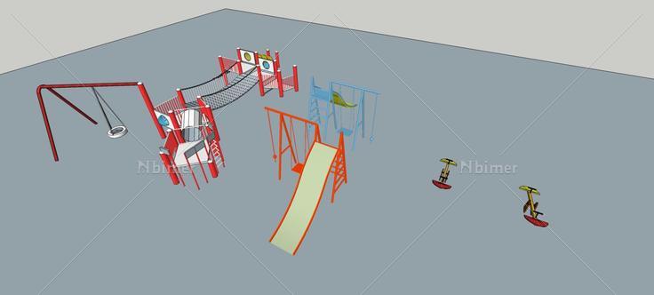 儿童游乐设施(76622)su模型下载