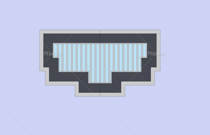 现代多层住宅楼(42944)su模型下载