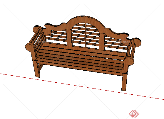 某室内桌凳设计SU模型素材3