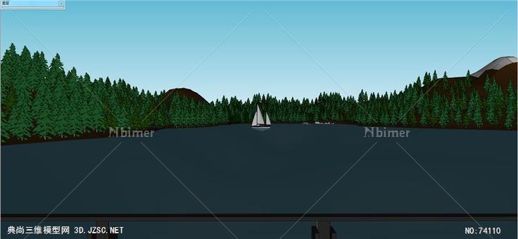 LakeCabin3DWHM.Brestel-1-1 林中小屋 湖边别墅