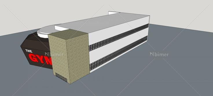体育馆(79606)su模型下载