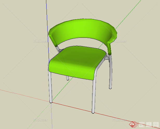 某室内家具座椅设计SU模型素材3