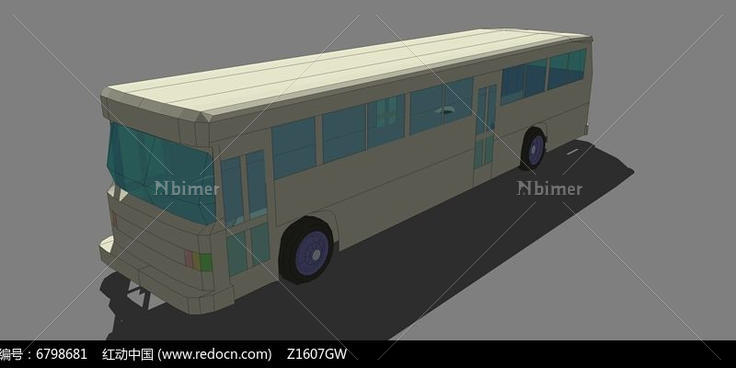 城市公交车模型