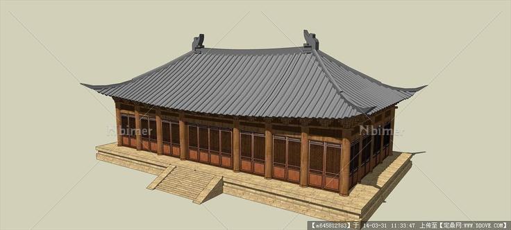 Sketch Up 精品模型---中式景观建筑