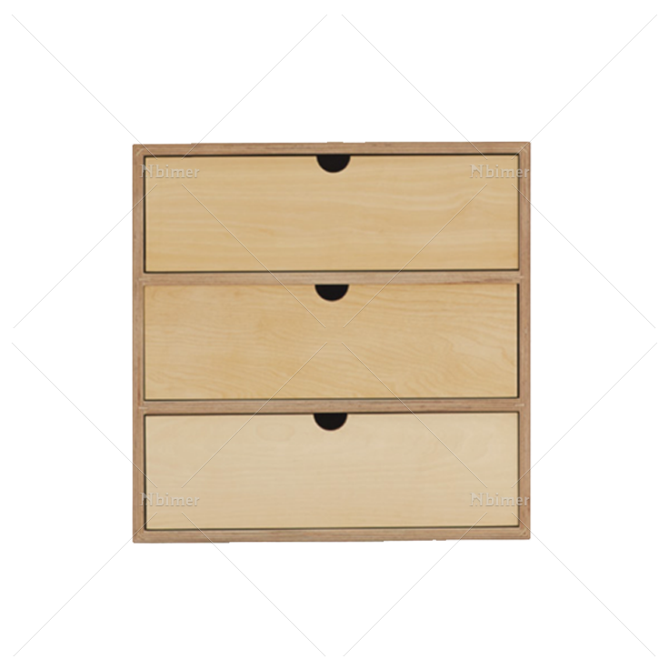 现代木制抽屉柜