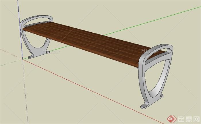 一个简单的长凳设计su模型[原创]