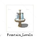 仙鹤喷水景观，提供SketchUp模型下载分享