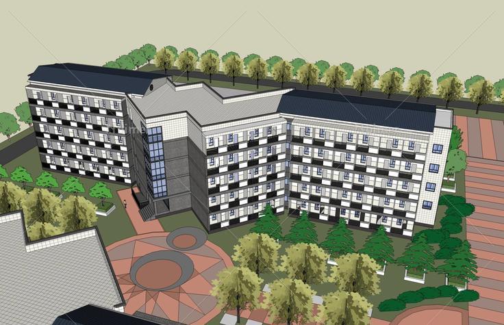 学校(48575)su模型下载