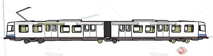 一个列车SU模型素材