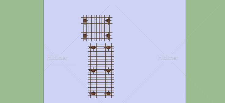 木制廊架(45901)su模型下载