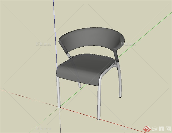 某家具室内座椅设计SU模型素材