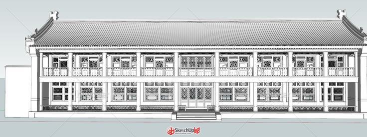 古建合集SU模型【精细】