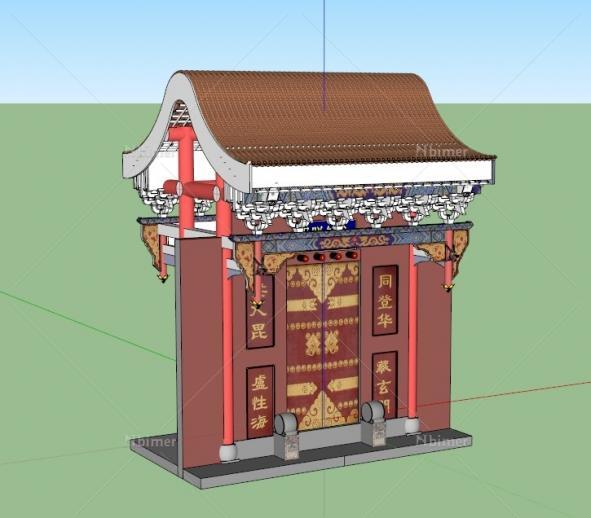 古建SU模型合集大全提供下载分享