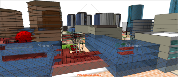 一个不错的城市设计模型，希望大家喜欢