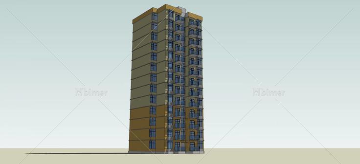 现代高层住宅(58585)su模型下载