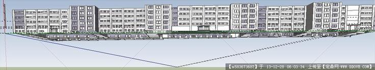 建筑设计su模型