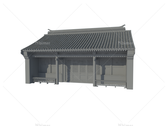 四合院正房SketchUp模型分享~~希望对大家有用