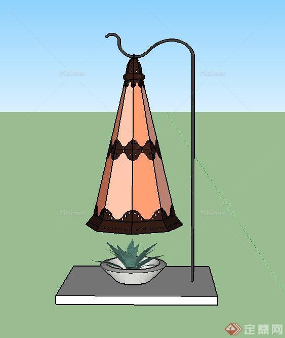 园林景观节点小品设计SU模型