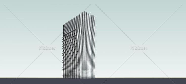 现代高层办公楼(74351)su模型下载