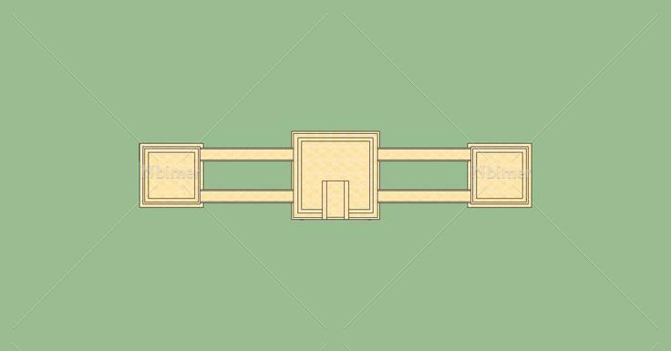 古典风格入口及保安室(69513)su模型下载