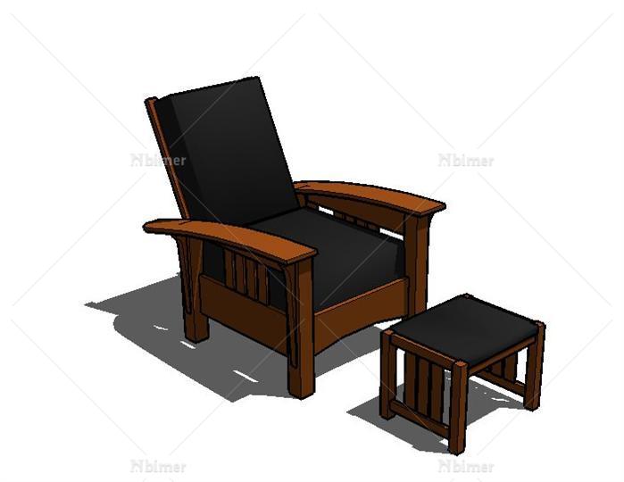 2组椅子设计su模型