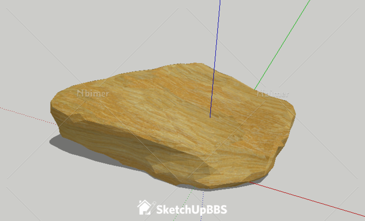 卖石头 提供SketchUp模型下载分享带截图预览