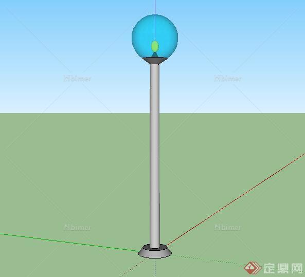 某园林室外灯具路灯设计SU模型