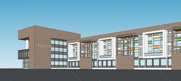 教学楼(78805)su模型下载