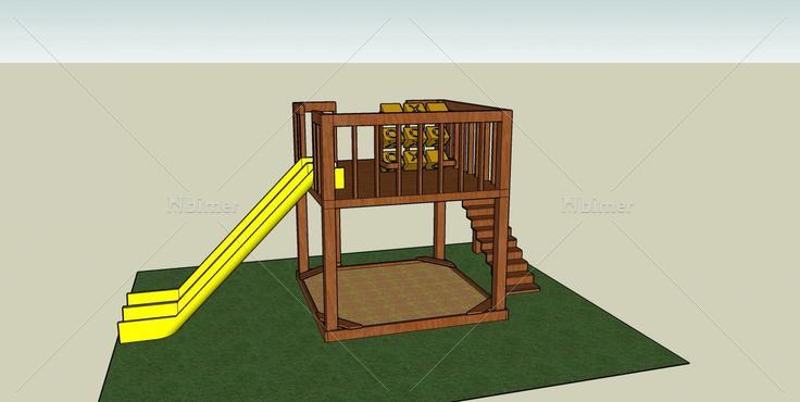 儿童景观游乐设施公园43(143368)su模型下载