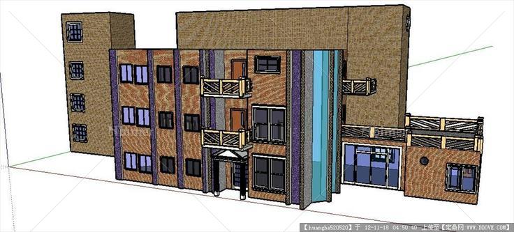 学校sketchup模型