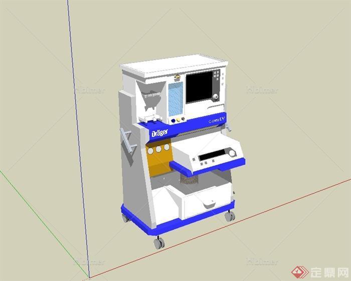 某现代风格医疗器械设备设计SU模型[原创]