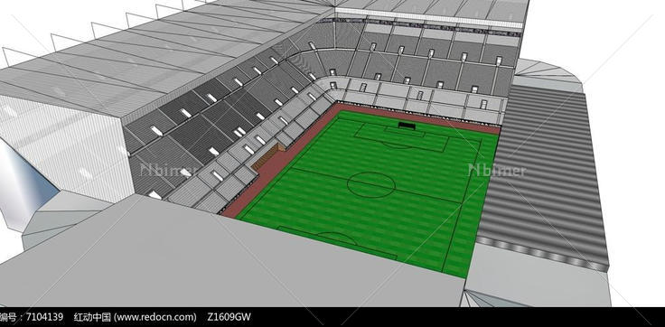 足球赛场建筑