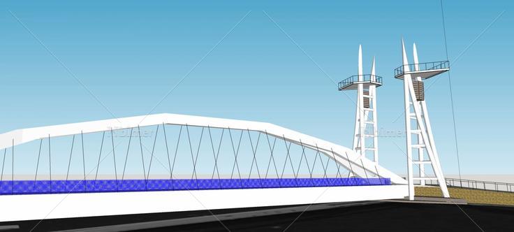 大桥(77890)su模型下载