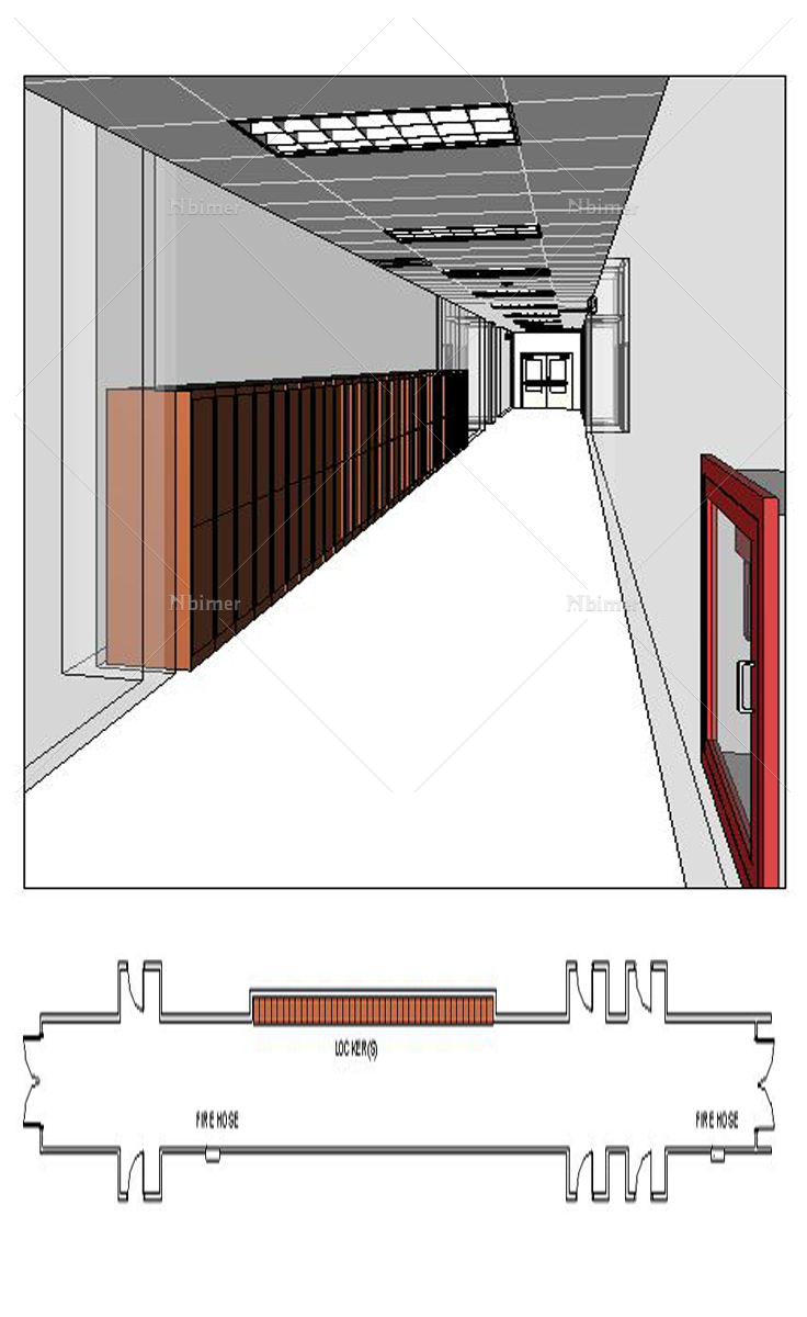 走廊-BIM案例模型