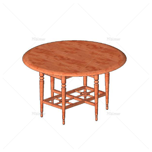 木质圆桌