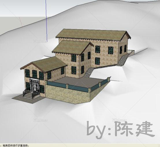 [景观模型] 景观插件、su插件、地形建模、拉地形