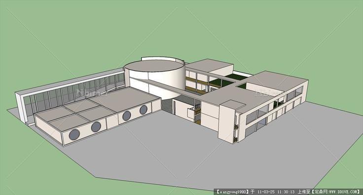 幼儿园设计SU建筑模型