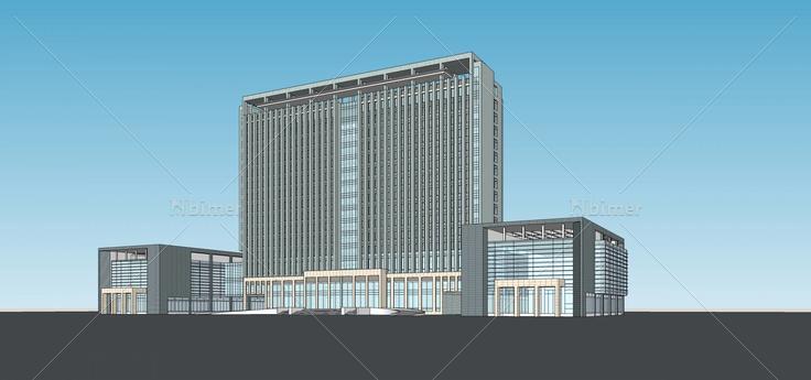 现代高层办公楼(70820)su模型下载
