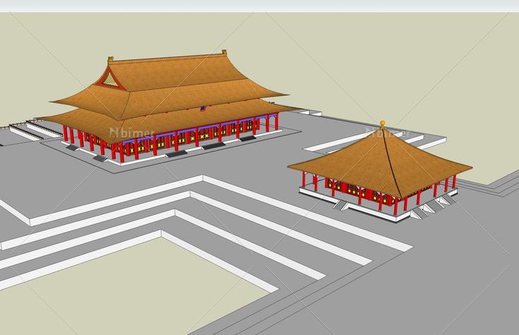 太和殿(38748)su模型下载