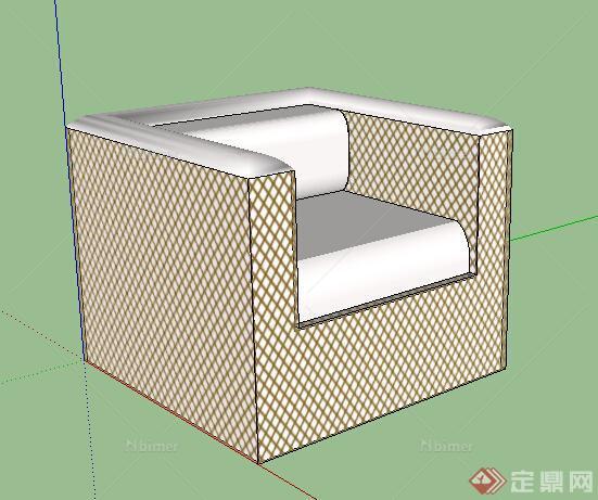 设计素材之沙发设计素材su模型