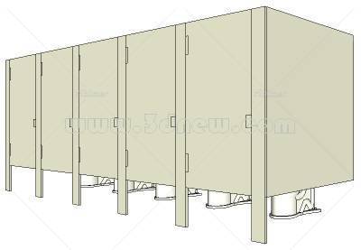 sketchup马桶模型