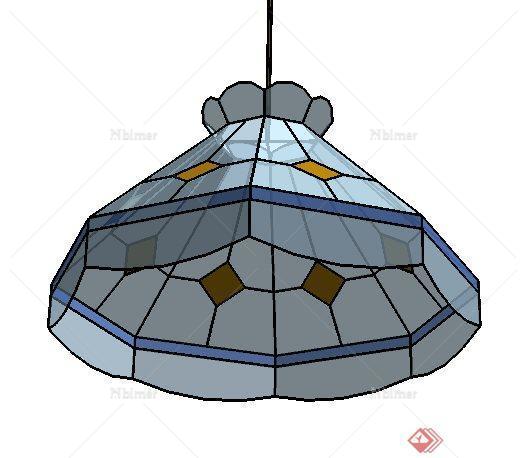 一个室内装饰灯具SU素材模型（2）